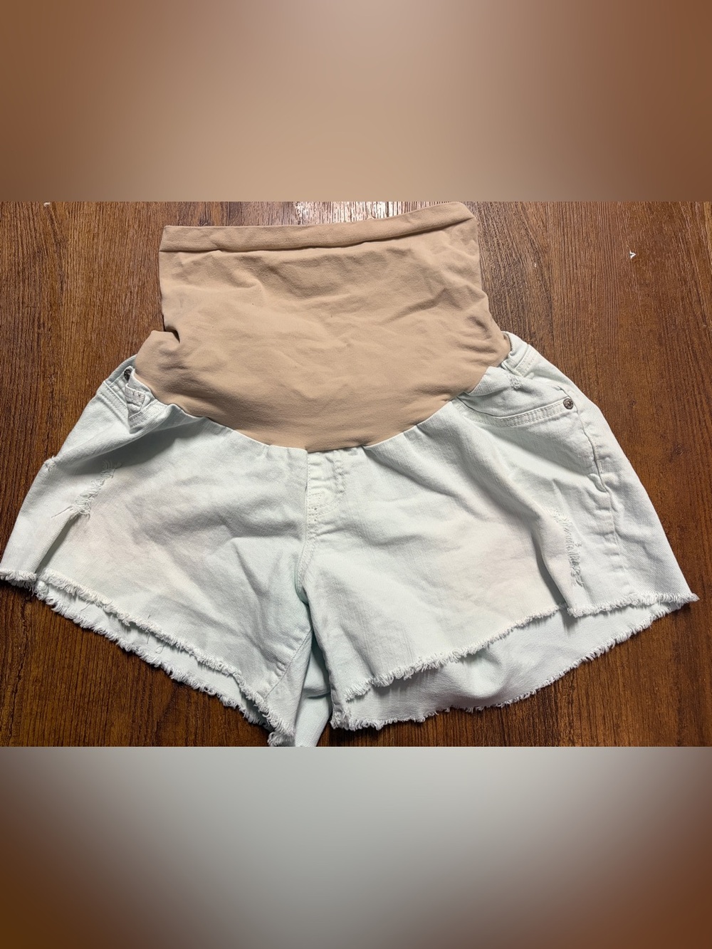 Indigo Blue Maternity Shorts